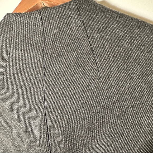 Theory Charcoal Gray Textured Zip-Up Blazer Jacket - Size S - Picture 5 of 5